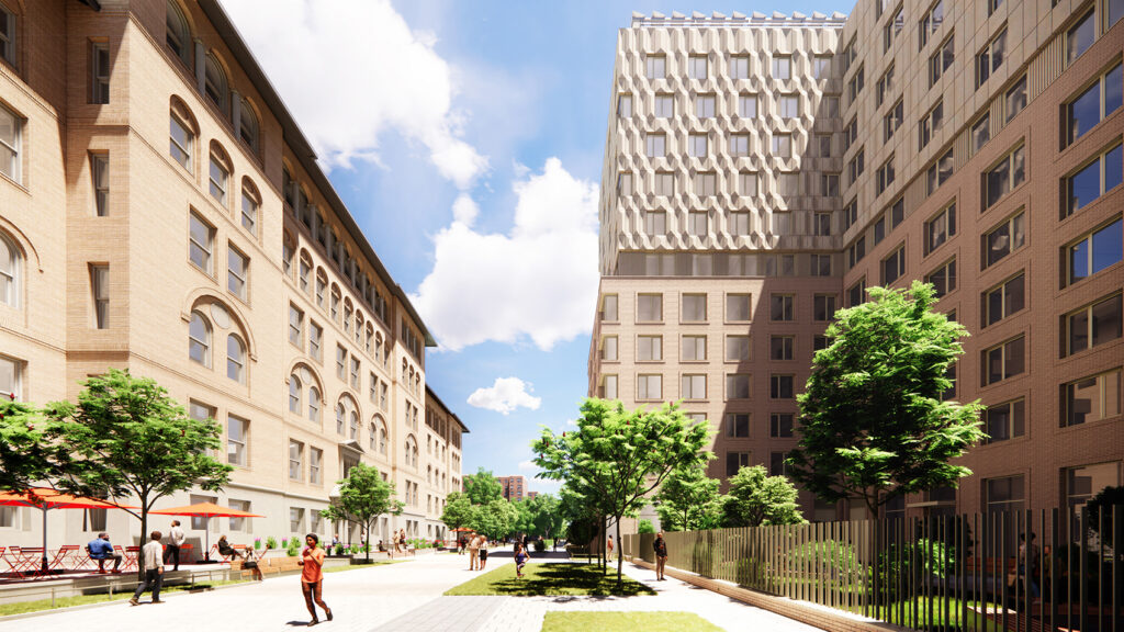 Cooper Park Commons. Rendering courtesy of Architecture Office.