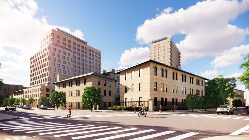 Cooper Park Commons. Rendering courtesy of Architecture Office.