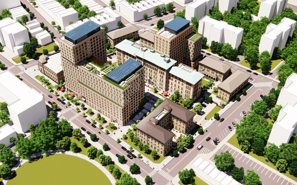 Cooper Park Commons. Rendering courtesy of Architecture Office.
