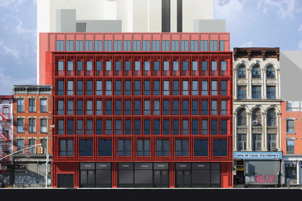 312-322 Canal Street. Rendering courtesy of Paul A. Castrucci Architects.