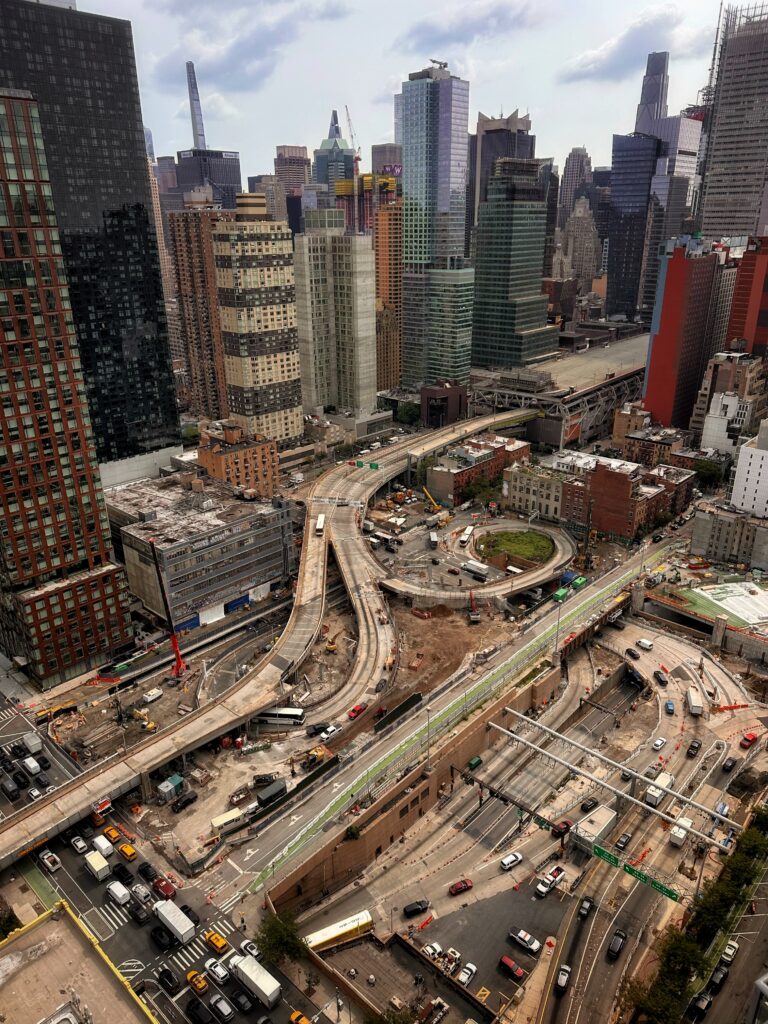 Port Authority Bus Terminal construction, in August 2026. Photo by Michael Young