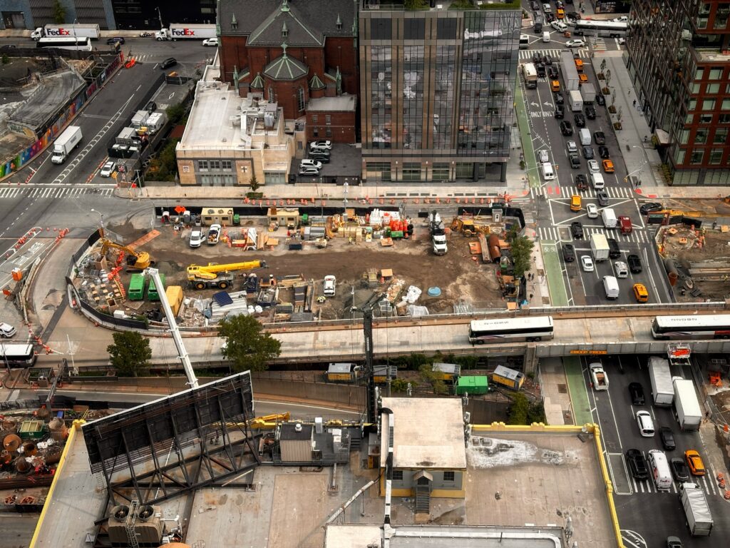 Port Authority Bus Terminal construction in August 2026. Photo by Michael Young.
