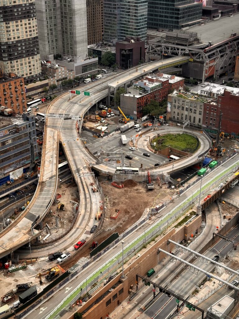 Port Authority Bus Terminal construction, in August 2026. Photo by Michael Young