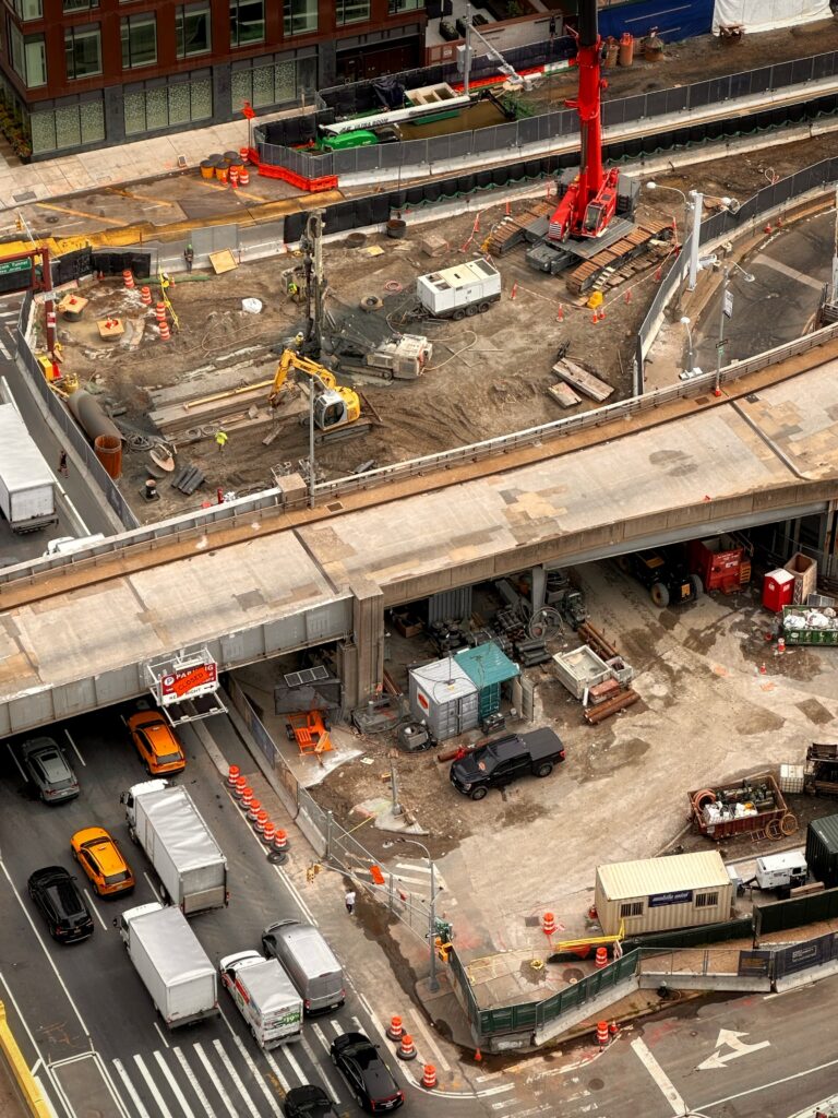 Port Authority Bus Terminal construction in August 2026. Photo by Michael Young.