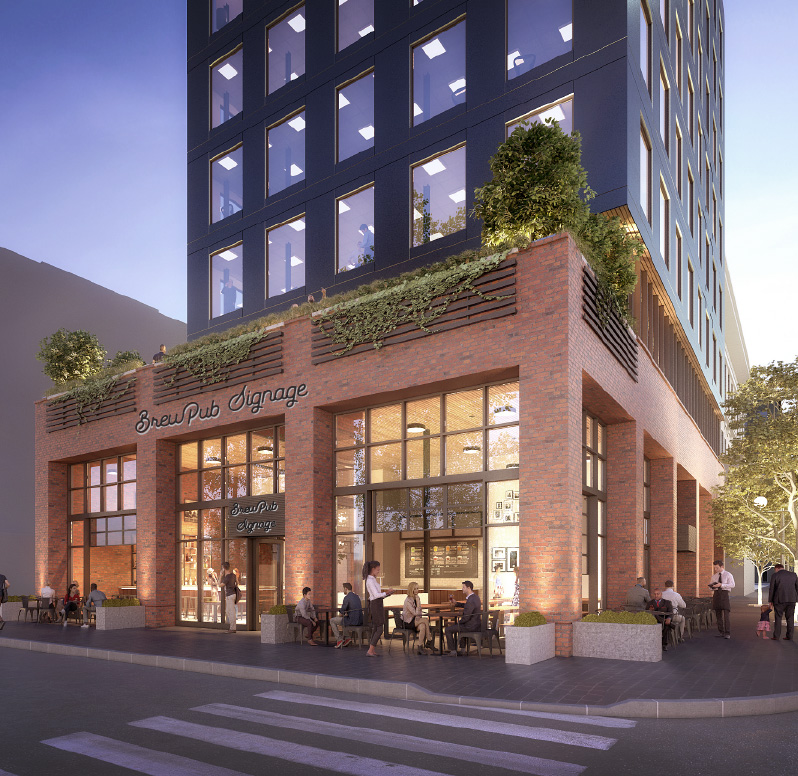 30 Broad Street. Rendering courtesy of Sarrazin Architecture.