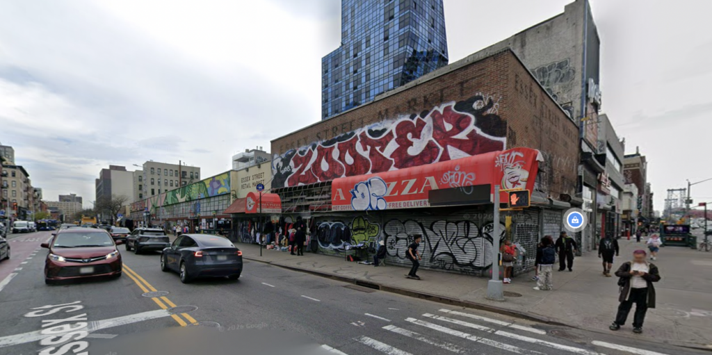100 Essex Street, circa April 2026. Image via Google Maps.