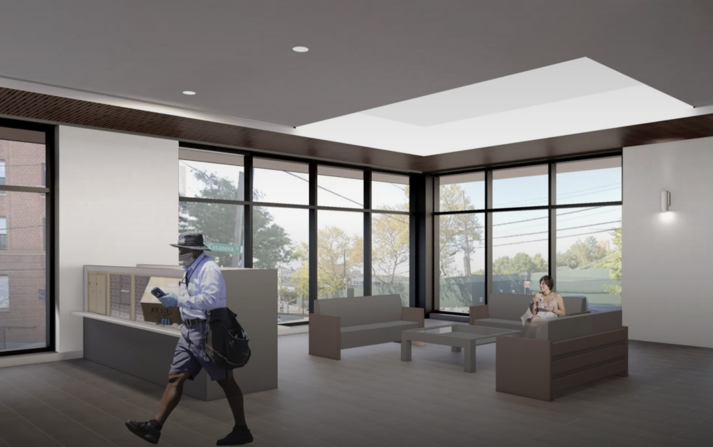 658-674 Cassanova Street. Designed by Curtis + Ginsberg Architects.