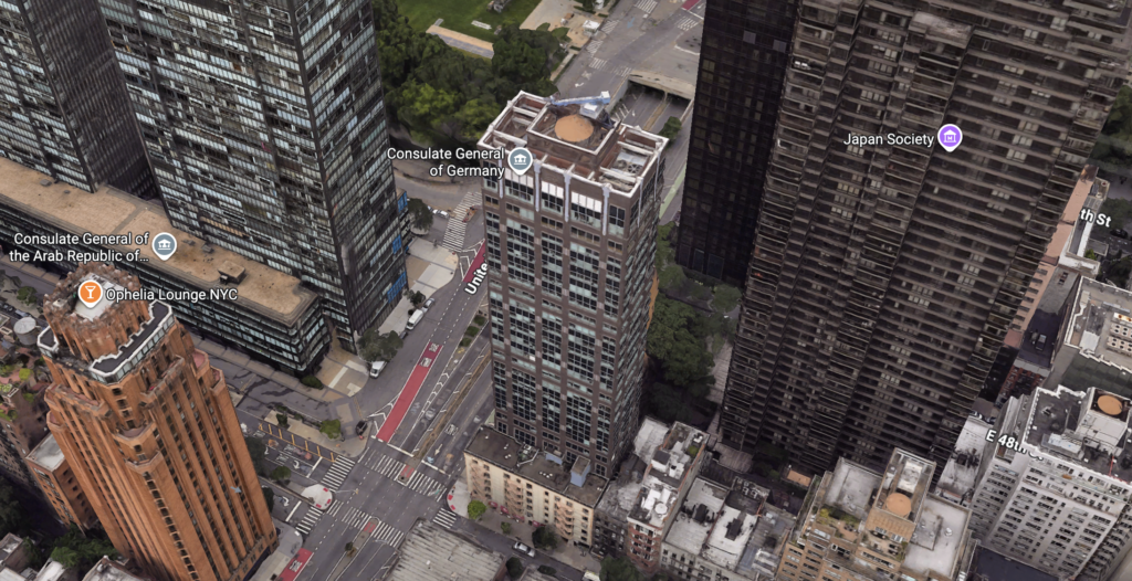 German House. Image via Google Maps. 