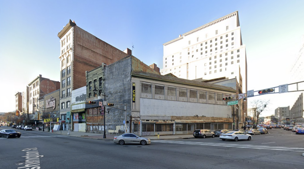 The site of 101 Market Street, circa December 2024. Image via Google Maps.