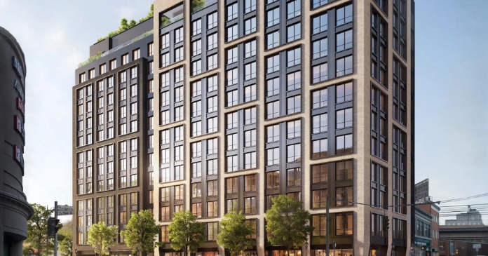 2 South Main Street. Rendering courtesy of CetraRuddy Architecture.