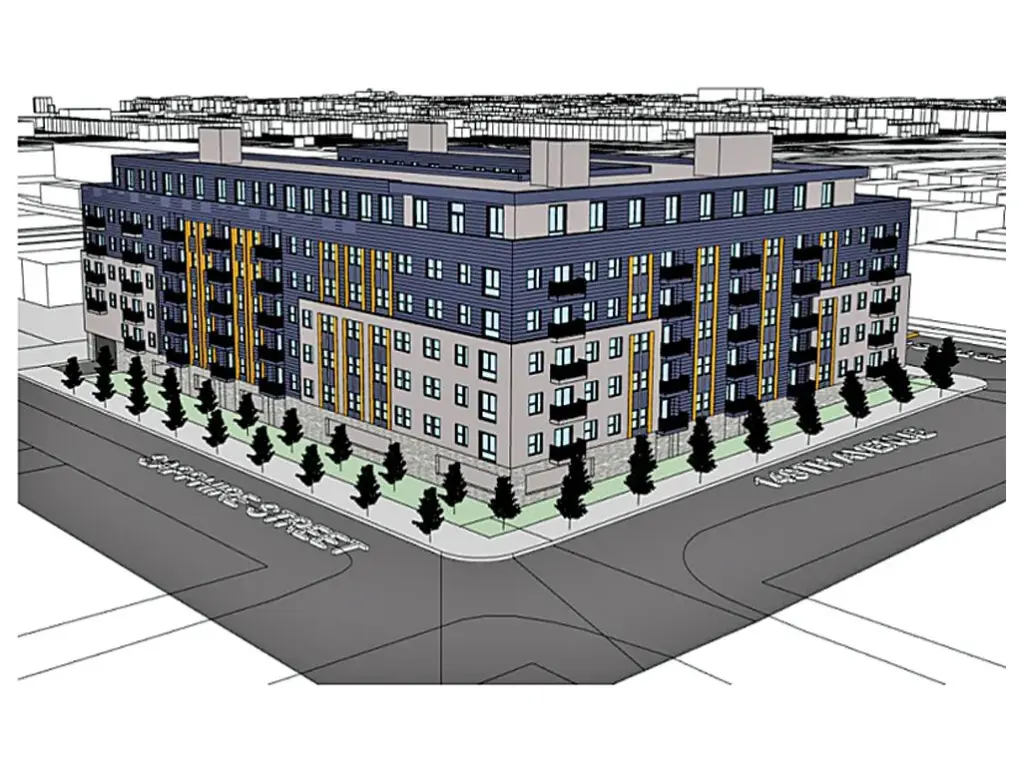135-27 Sapphire Street. Rendering via planning.nyc.gov.