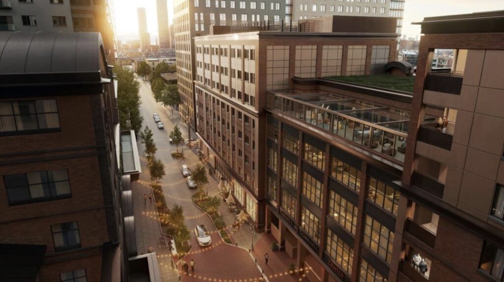 Holland Gardens. Rendering courtesy PS&S Architects.