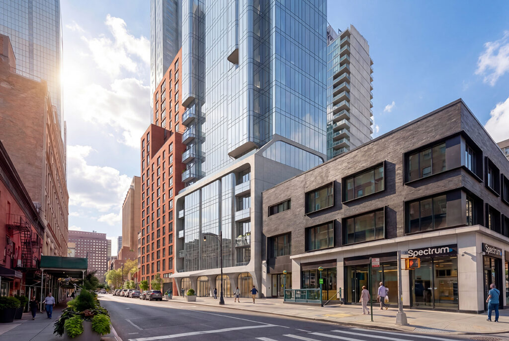 245 Duffield Street. Rendering courtesy of INOA Architecture. 