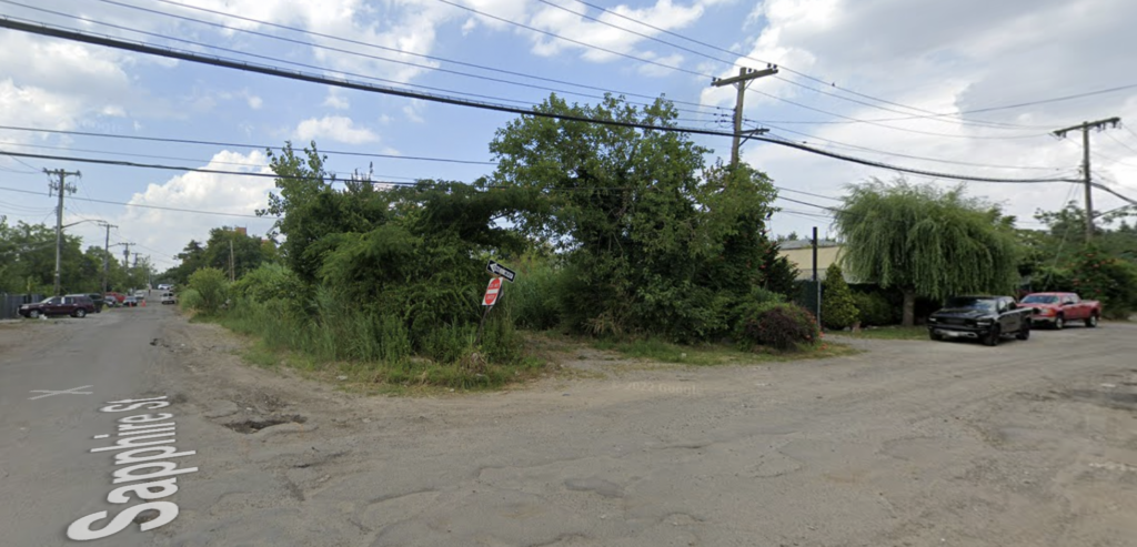 135-27 Sapphire Street, circa July 2022. Image via Google Maps.