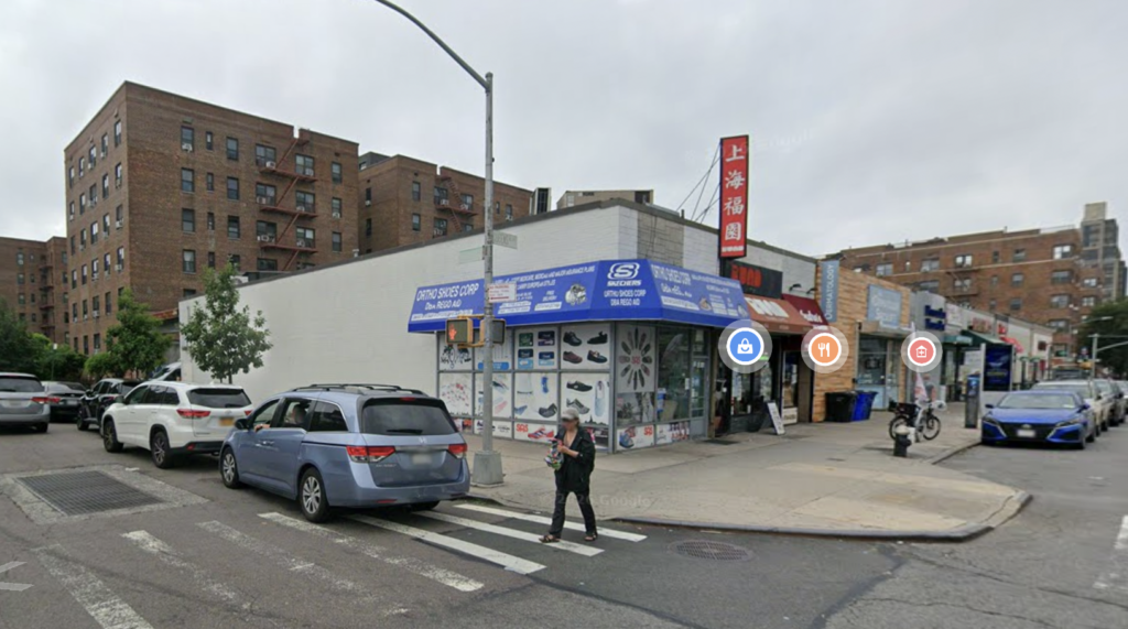100-12 Queens Boulevard, circa July 2026. Image via Google Maps. 