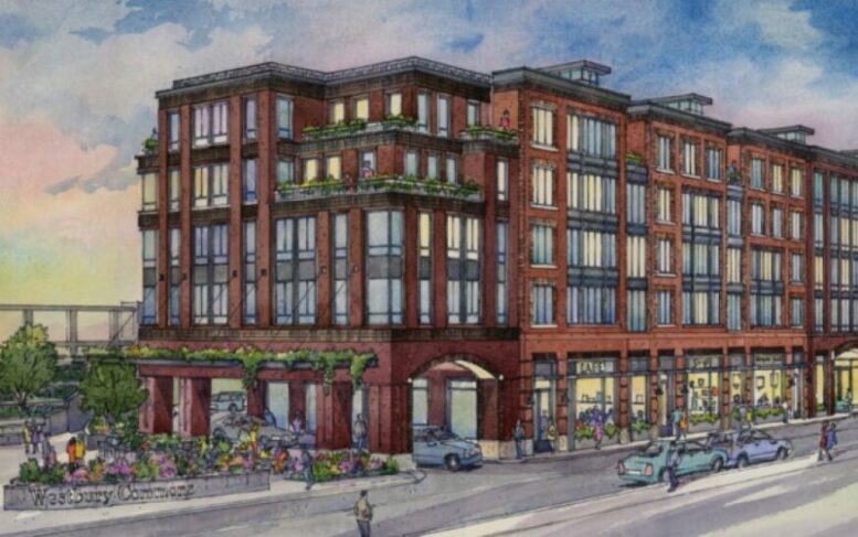 Rendering courtesy of Village of Westbury.