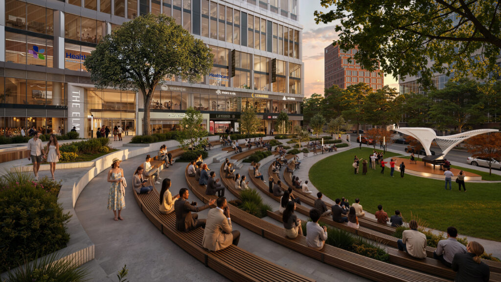Flushing Commons. Developed by F&T Group and EDNYC.