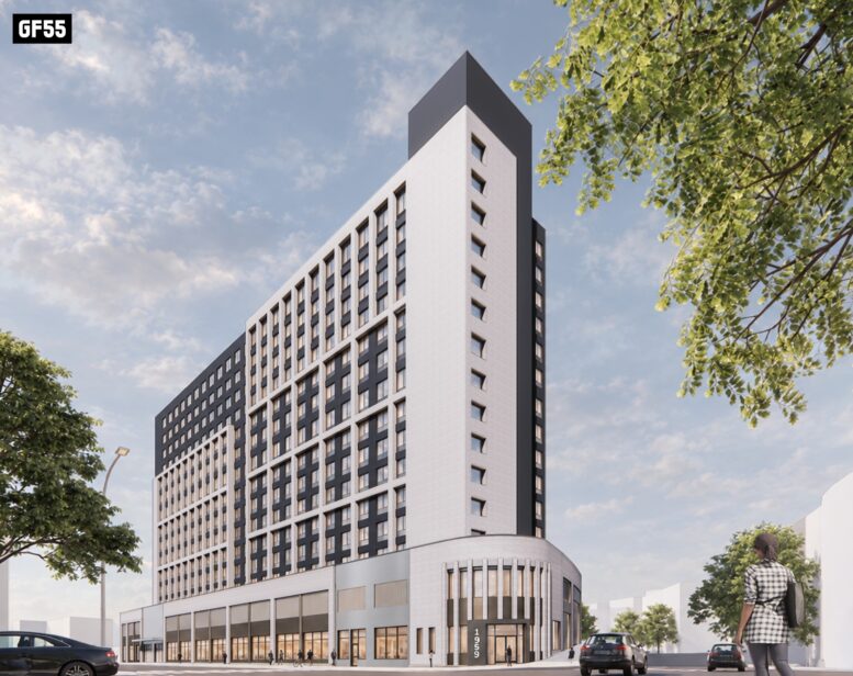 1959 Jerome Avenue. Rendering courtesy of GF55 Architects.