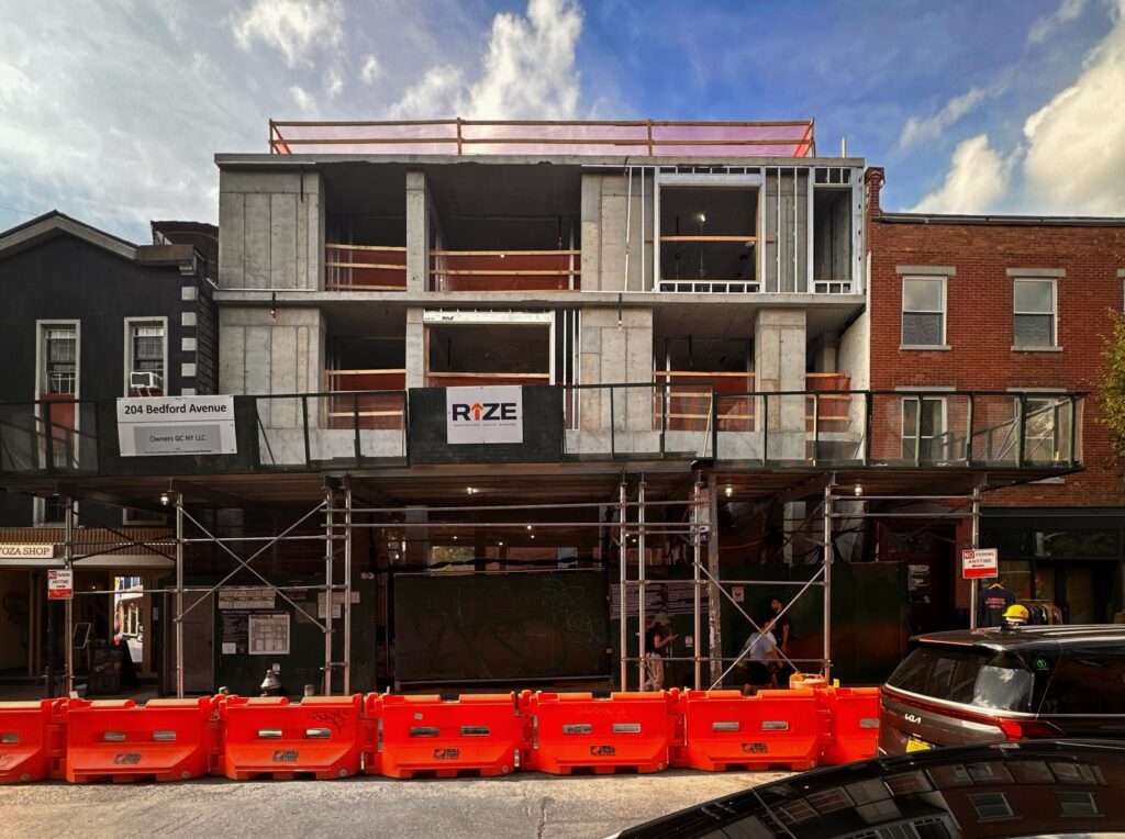 204-206 Bedford Avenue. Photo by Michael Young. 