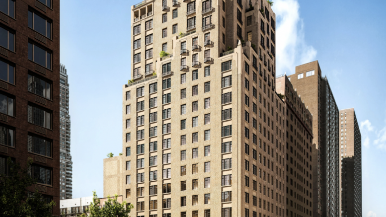260 East 72nd Street. Rendering courtesy of Peter Pennoyer Architects.